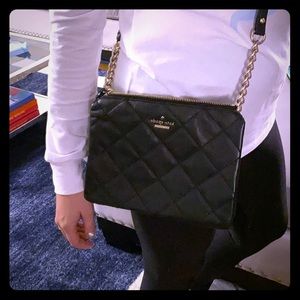 Kate Spade Quilted Crossbody Bag with Chain